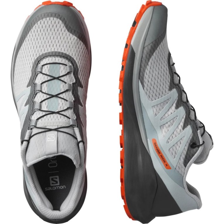 Tenis Para Trail Running Salomon Sense Ride 4 Hombre Grises | MX AIHT082